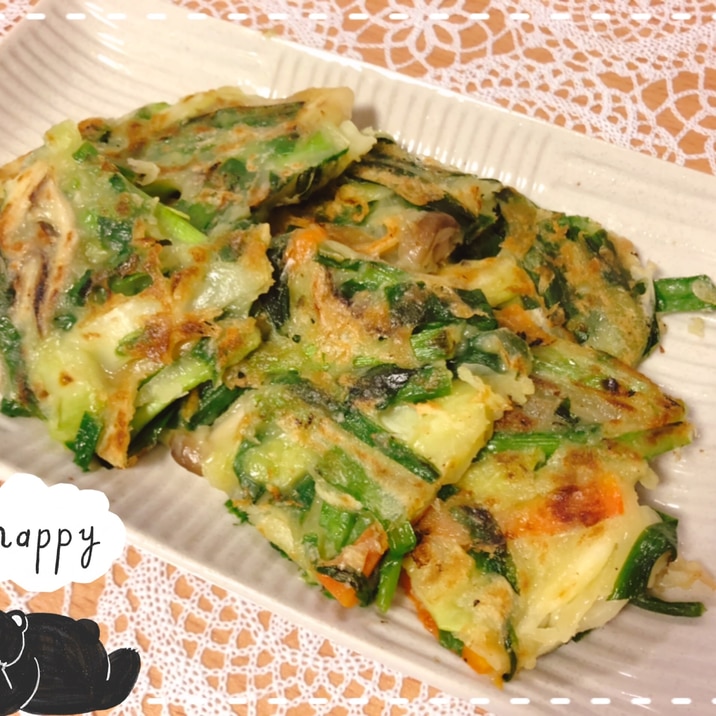 お好み焼き粉で野菜炒めのリメイクチヂミ レシピ 作り方 By ポッキー 楽天レシピ お好み焼き粉で野菜炒めのリメイクチヂミ レシピ 作り方 By ポッキー 楽天レシピ